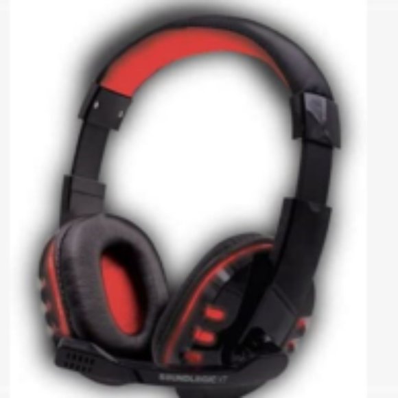 SOUNDLOGIC XT SONAR-XT Gaming Headphones with LED Lights & Built-in MIC RED NEW - Picture 3 of 9